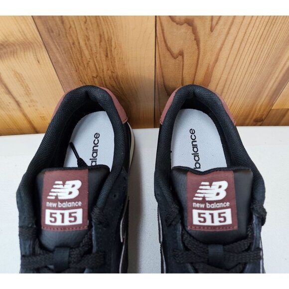 New Balance 515 Classic Black Brown Leather Men's Sneakers Size 8.5 - Picture 6 of 11